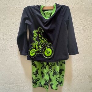 Carter's Black and Green Pajama Set
